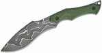 CIVIVI C047C-DS2 Vaquita II nůž na krk 8,1cm, damašek, zelená, Micarta, pouzdro Kydex, řetízek