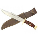 BW-22 Muela 220mm blade, coral pakkawood, brass guard and cap
