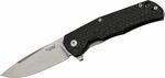 TRE FC  LionSteel Folding knife M390 blade, Carbon Fiber handle, IKBS wood KIT box