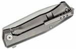 LionSteel MT01 CF Myto Carbon Fiber vreckový nôž 8,3 cm, uhlíkové vlákno, titán, rozbíjač skla