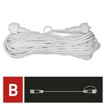 D2ZW01 Emos Lighting Prodlužovací kabel pro spojovací řetězy Profi bílý, 10 m, vnější i vnitřní
