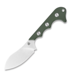 QSP Knife QS125-F Neckmuk Green nůž na krk 7,3 cm, zelená, Micarta, pouzdro Kydex