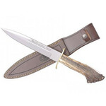 ALCARAZ-19S Muela 190mm blade, crown stag handle, stainless steel guard
