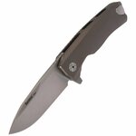 LionSteel ROK B vreckový nôž 8,3 cm, Satin, bronzová, titán 