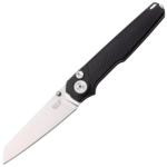MKM MK MI-ABK MIURA vreckový nôž 6,9 cm, Stonewash, čierna, hliník