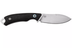 MKM MK PT1-CF POCKET TANGO 1 EDC nůž 7,4 cm, Satin, mramorované uhlíkové vlákno, kožené pouzdro