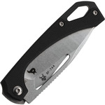 BF-744 FOX knives BLACK FOX RACLI FOLDING  KNIFE BLACK G10 HANDLE STAINL STEEL STONE WASHED BLADE