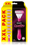 Wilkinson Quattro for Women Blades XXL Pack dámsky holiaci strojček (7001147Y)