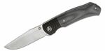 QSP Knife QS-137-A Gannet Black kapesní nůž 8,6 cm, černá, Micarta, uhlíkové vlákno