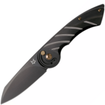 FX-550 TiB FOX knives  RADIUS FOLDING KNIVES,STAINLESS STEEL BLACK M390 BLD, BLACK TITANIUM HDL