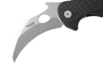 LE1 A ES LionSteel Folding knife STONE WASHED MagnaCut blade, EARTH BROWN  aluminum handle