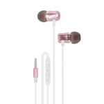 MaxLife Kabelové sluchátka MXEP-03, rose gold