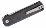 QSP Knife QS144-E Lark vreckový nôž 8 cm, čierno-modrá, G10, uhlíkové vlákno, spona