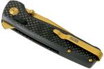 SOG-TM1033-BX TERMINUS XR LTE - CARBON & GOLD zsebkés 7,5 cm, arany/fekete, szénszálas G10 