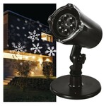 DCPC04 Emos Lighting LED dekorativní projektor – vločky, vnější i vnitřní, studená bílá