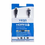 Vega HDMI kábel 10.2Gb/s 4m čierny AA-1064
