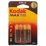 Kodak Alkaline Max alkalické baterie AAA 1,5V 4ks 887930952810