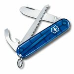 Victorinox 0.2373.T2 My First multifunkční nůž pro děti, transparentní modrá, 9 funkcí