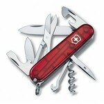Victorinox 1.3703.T Climber multifunkční nůž 91 mm, transparentní červená, 14 funkcí