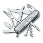 Victorinox 1.3713.T7B1 Huntsman SilverTech multifunkční nůž 91mm, transparentní, 15 funkcí, blistr