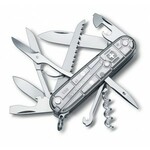 Victorinox 1.3713.T7B1 Huntsman SilverTech többfunkciós kés 91mm, átlátszó, 15 funkciós, buborékfóli