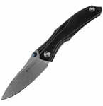 Real Steel 7431 E802 Horus Black vreckový nôž 9,3 cm, čierna, G10