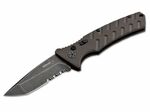 Böker Plus 01BO425 Strike Tanto Coyote automatický nůž 8,5 cm, Stonewash, hnědá, ocel, hliník