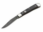 Böker Manufaktur Solingen 112545DAM Trapper Classic Damast vreckový nôž 8,3 cm, damašek, dub Bog