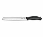 6.8633.21 Victorinox SwissClassic, bread knife, wavy edge, 21 cm, black