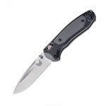 Benchmade 595 MINI-BOOST kapesní nůž 8 cm, černo-šedá, Versaflex, Grivory