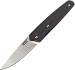 Ruike P848-B vreckový nôž 8,4 cm, matná, čierna, G10 