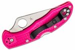 Spyderco C11FPPNS30V Delica 4 Lightweight Pink kapesní nůž 7,4 cm, růžová, FRN