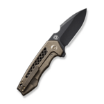 We Knife WE23019-3 Harpen zsebkés 7,6 cm, Black Stonewash, bronz, titán