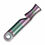 We Knife A-05AP Titanium Whistle Purple píšťalka 5,6 cm, titán, fialová, hnedý paracord, krabička