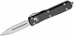 Microtech 122-10 Ultratech Black Standard automatický nôž 8,8 cm, Stonewash, čierna, hliník