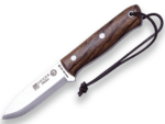 JOKER CN115 NÓRDICO vonkajší nôž 10 cm, orechové drevo, kožené puzdro