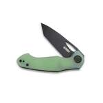  Kubey KU159E Dugu sokoldalú zsebkés 7,4 cm, Stonewash, jade, G10, csat