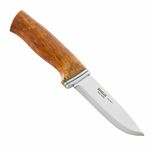 Helle HE-200076 Alden poľovnícky nôž 11 cm, drevo kučeravej brezy, kožené puzdro