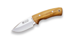 JOKER CO22 Pecari vnější nůž 8,5 cm, olivové dřevo, kožené pouzdro