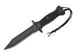 ONTARIO 02ON6141 MK3 Navy Knife taktický nôž 16,5cm, celočierny, syntetika, plastové puzdro