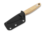 Böker Plus 02BP0008 Five Point Nine pevný nôž 5,9 cm, Stonewash, svetlohnedá, Micarta, puzdro Kydex