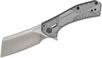 Kershaw K-3445 STATIC vreckový nôž 7,4 cm, sivá, celooceľový