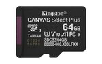 KINGSTON Canvas Select Plus SDCS3/64GB / Micro SDXC / 64GB / UHS-I U1 / Class 10