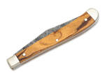 Böker Manufaktur Solingen 119957 Delicate Acid Olive vreckový nôž 8,3 cm, olivové drevo, puzdro