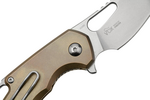 MKM MK FX03M-1TBR ISONZO Hawkbill zsebkés 4,9 cm, kőmosott, bronz, titán
