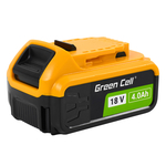 PTDW18V4 Green Cell akkumulátor DeWalt XR 18V 4Ah DCB184-hez