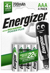 Energizer Power Plus AAA 700mAh 4db EHR015