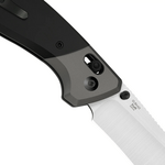 Kizer Ki3695A2 Staffi vreckový nôž 8,4 cm, Hand-Brushed Satin, čierno-sivá, titán 