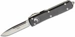 Microtech 121-4 Ultratech Satin Standard automata kés 8,8 cm, fekete, alumínium