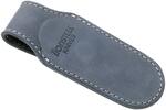 900MK01 BL LionSteel Leather vertical sheath with MAGNET- BLUE Color